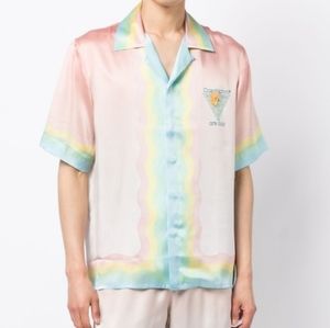 Casablanca Graphic print Short sleeve Shirt In Pink
